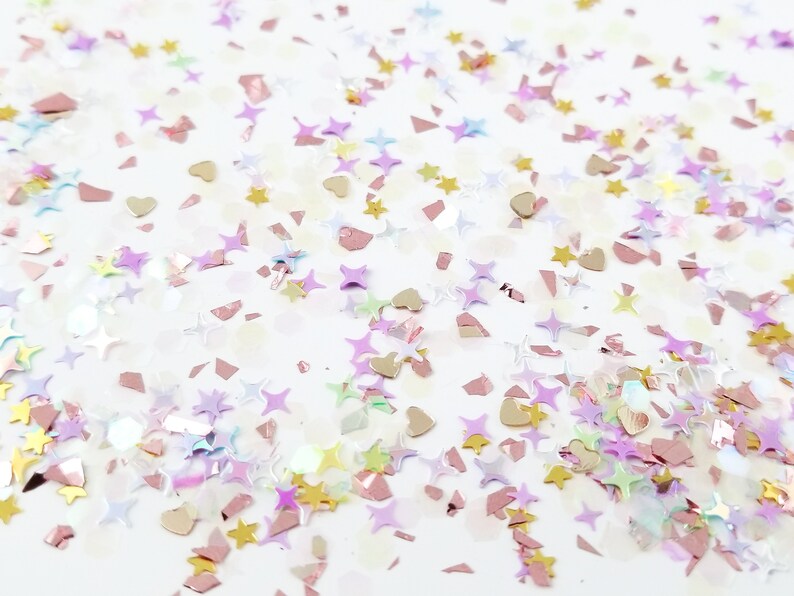 Shaker Mix Pick Your Amount Paris Twilight Iridescent Shift Assorted Shape Glitter Kawaii Glitter L406