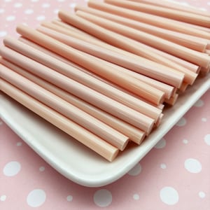 10 Pastel Peaches and Cream glue sticks for drippy deco sauce, cell phone deco etc (mini size)