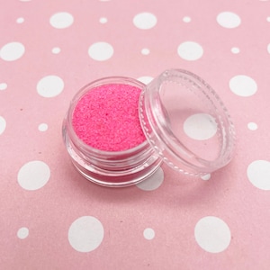 Hot Pink kawaii fake Faux sugar sprinkles / 8 grams,  good for fake cookies and desserts