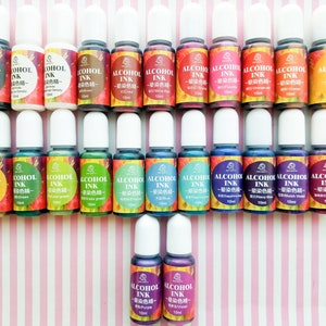 One Bottle of Alcohol Ink Resin Pigment Colorants, Color Dyes for Resin, 10g Per Bottle, UV Resin, Epoxy Resin