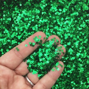 Groene ronde glitter pailletten 2,5 mm, glitter ronde cirkel pailletten, nail art glitter, deco, tafelstrooisel Kies je bedrag, U214