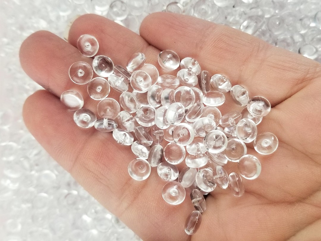 100 Gram 3 1/2 Ounces Clear Fishbowl Slushie Beads for Crunchy Slime