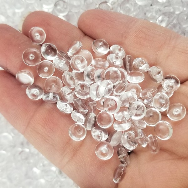 100 gram (3 1/2 ounces) Clear Fishbowl Slushie Beads for Crunchy Slime and Crafting