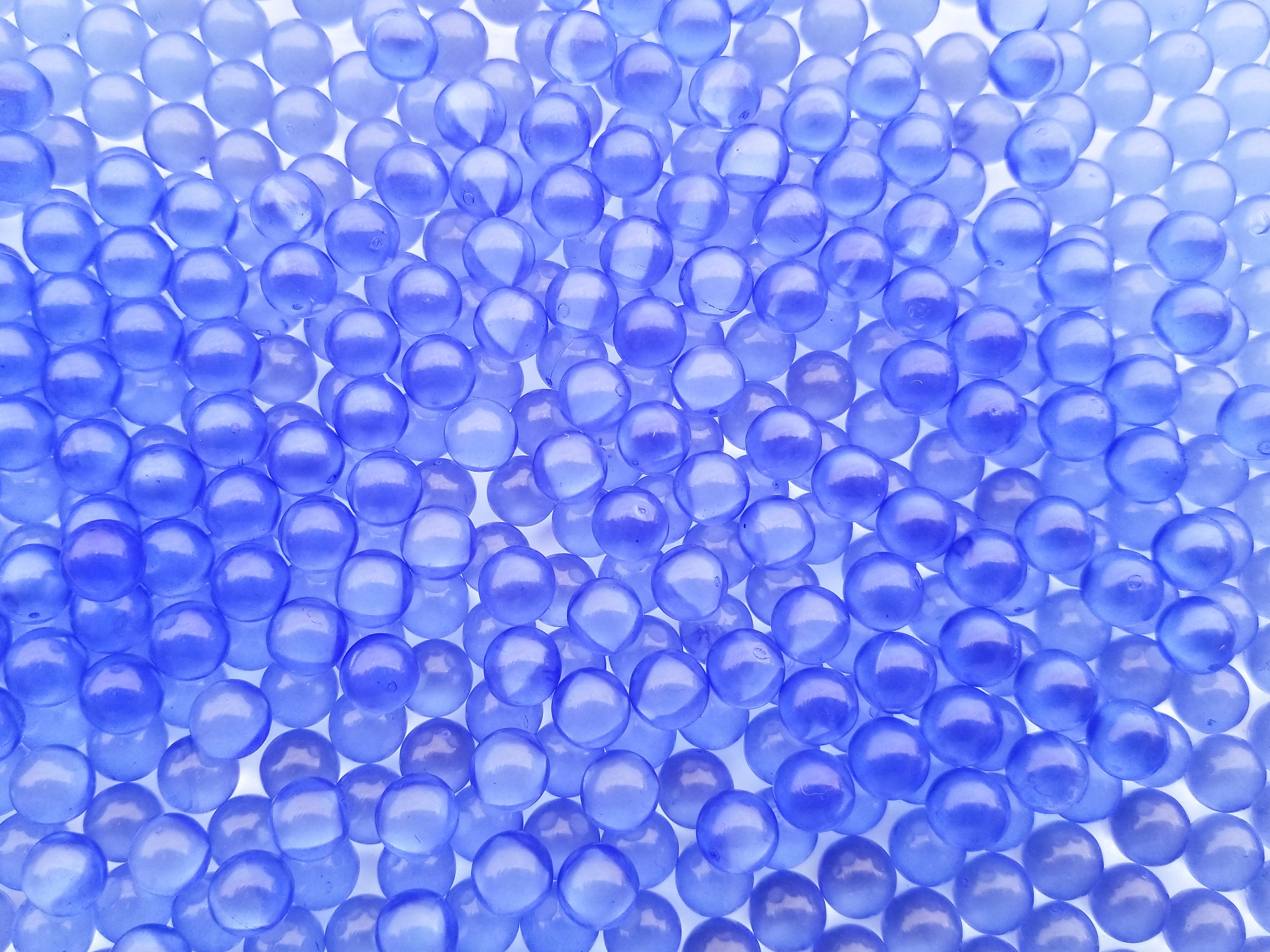 Translucent Pearls Blue 8mm Translucent Round Pearls, Popping Boba Resin Gumball Pearls ...