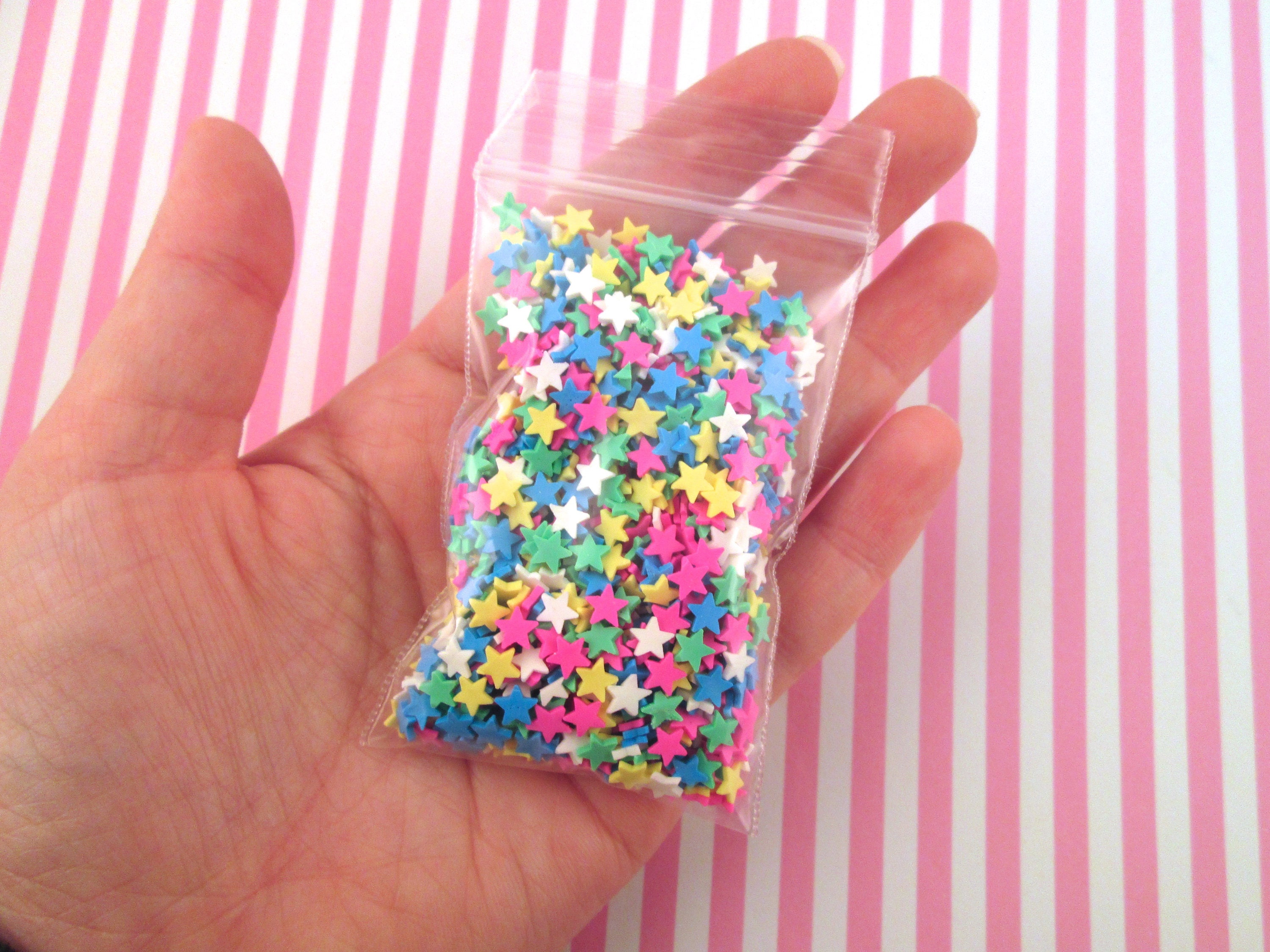 STARS & SPRINKLES- POLYMER Clay Sprinkles - Multi Colored Fake Sprinkl –  Posh Glitter, LLC