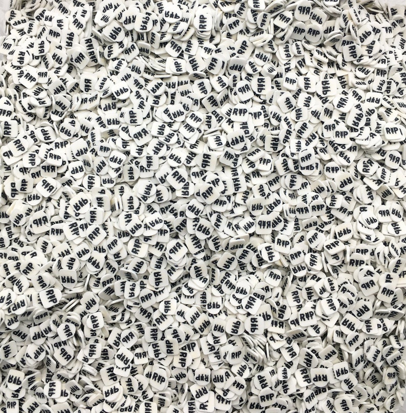 Small Spooky RIP Halloween Tombstone Headstone Polymer Clay - Etsy