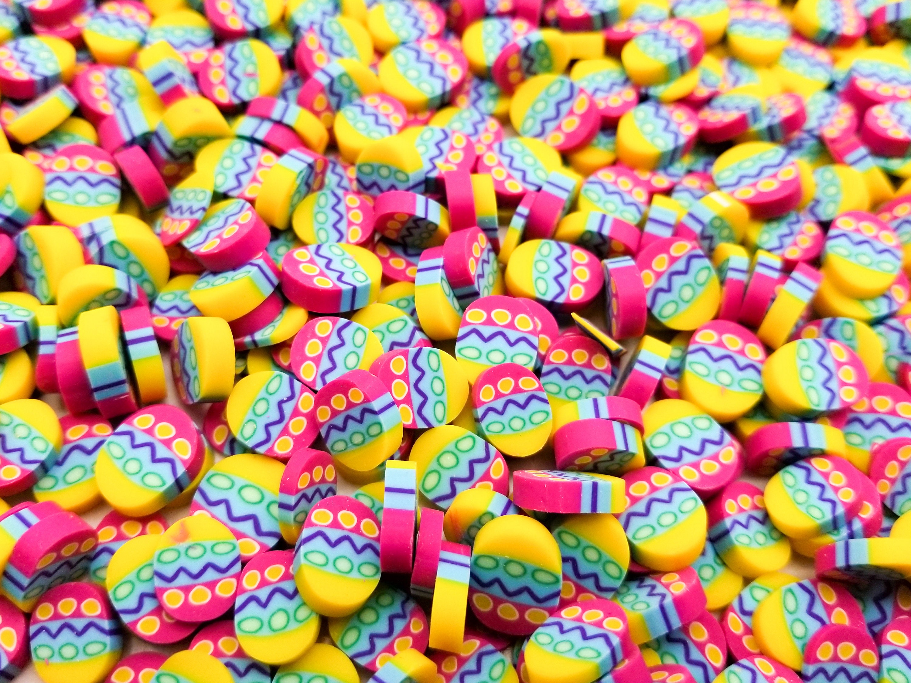 Large Assorted Color Easter Egg Polymer Clay Sprinkles Easter Etsy