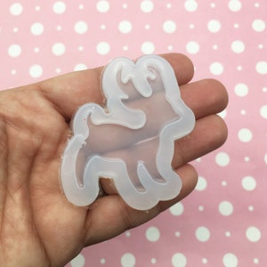 Reindeer or Deer Holiday Themed Christmas Cabochon UV X-mas Mold, Holiday XMAS Kids Craft Supply, Clay, Resin Etc, Silicone Mould, Q157A