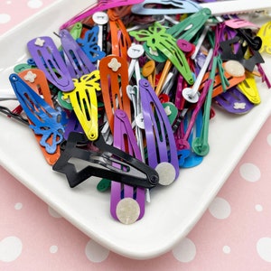 20 barrettes, épingles à cheveux, épingles à cheveux multicolores assorties, etc.