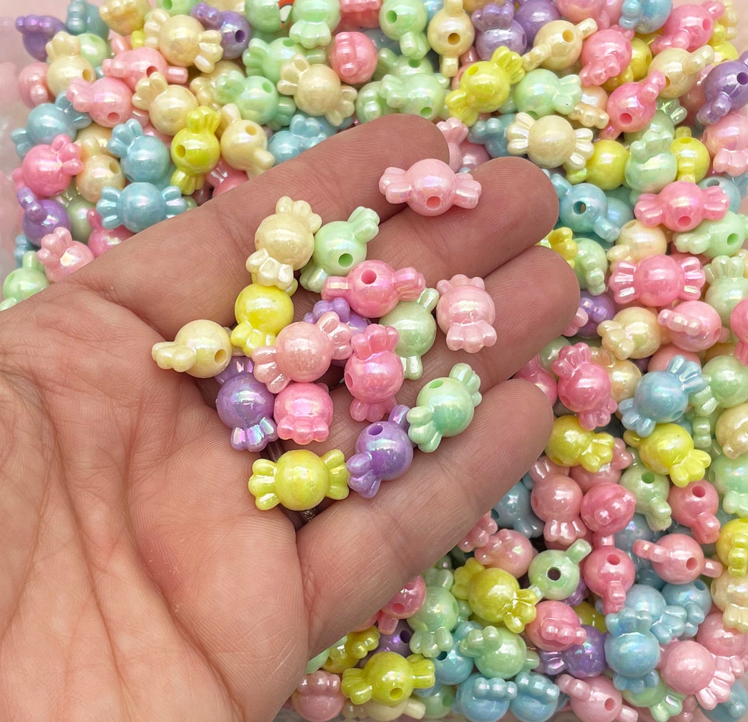 Plastic candy beads discount