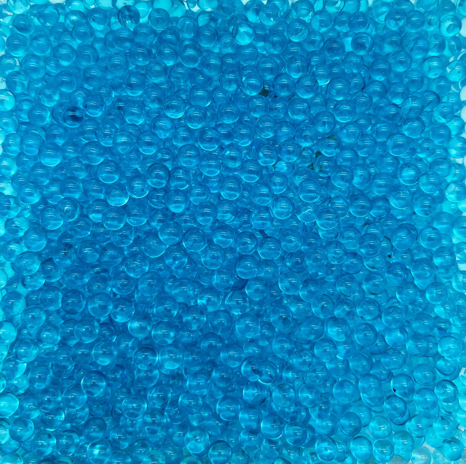 Translucent Pearls Turquoise Blue 6mm Round Translucent Pearls, Popping Boba Resin Gumball ...