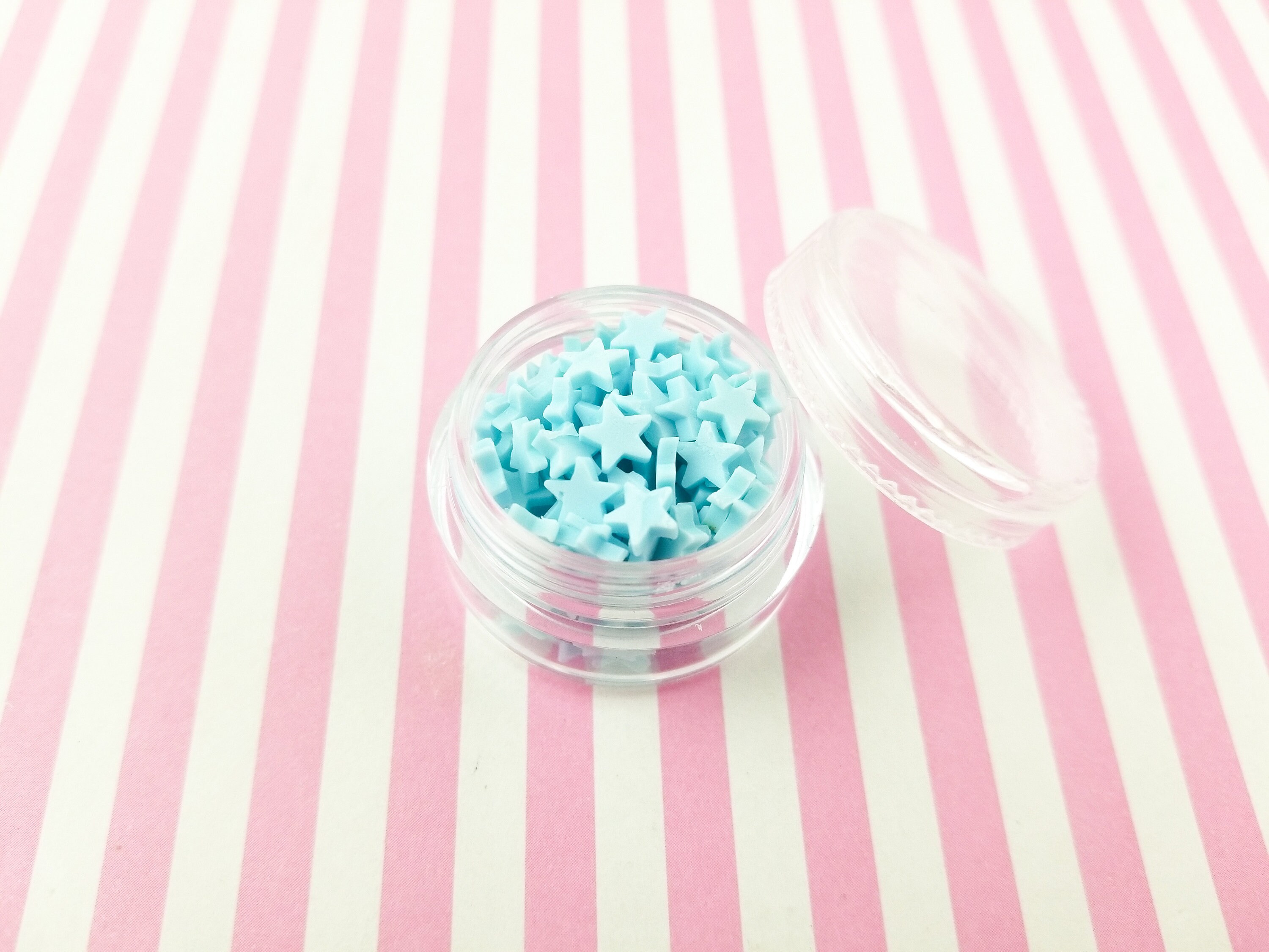 PASTEL BLUE STAR Sprinkle Mix Polymer Clay Fake Sprinkles - Etsy