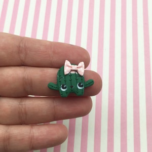 8 cabochons de cactus mignons, cabochons de cactus en résine à dos plat, cabochons de plantes en plastique acrylique à dos plat kawaii mignons, # 262