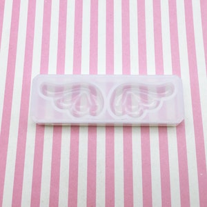 Kawaii Chibi Wings Silicone Mold for Cabochons, Chocolate, Clay, Resin Etc, Mold, Q98A