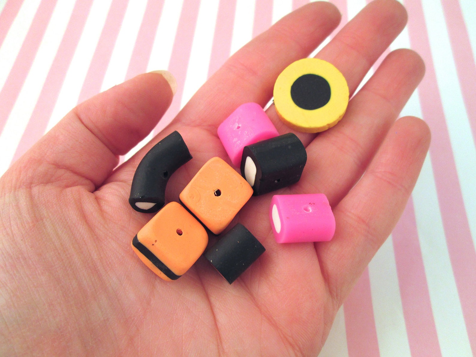 Black Licorice Candy Allsorts Polymer Clay Beads Pick your Etsy Black Licorice Candy Allsorts Polymer Clay Beads Pick your Etsy