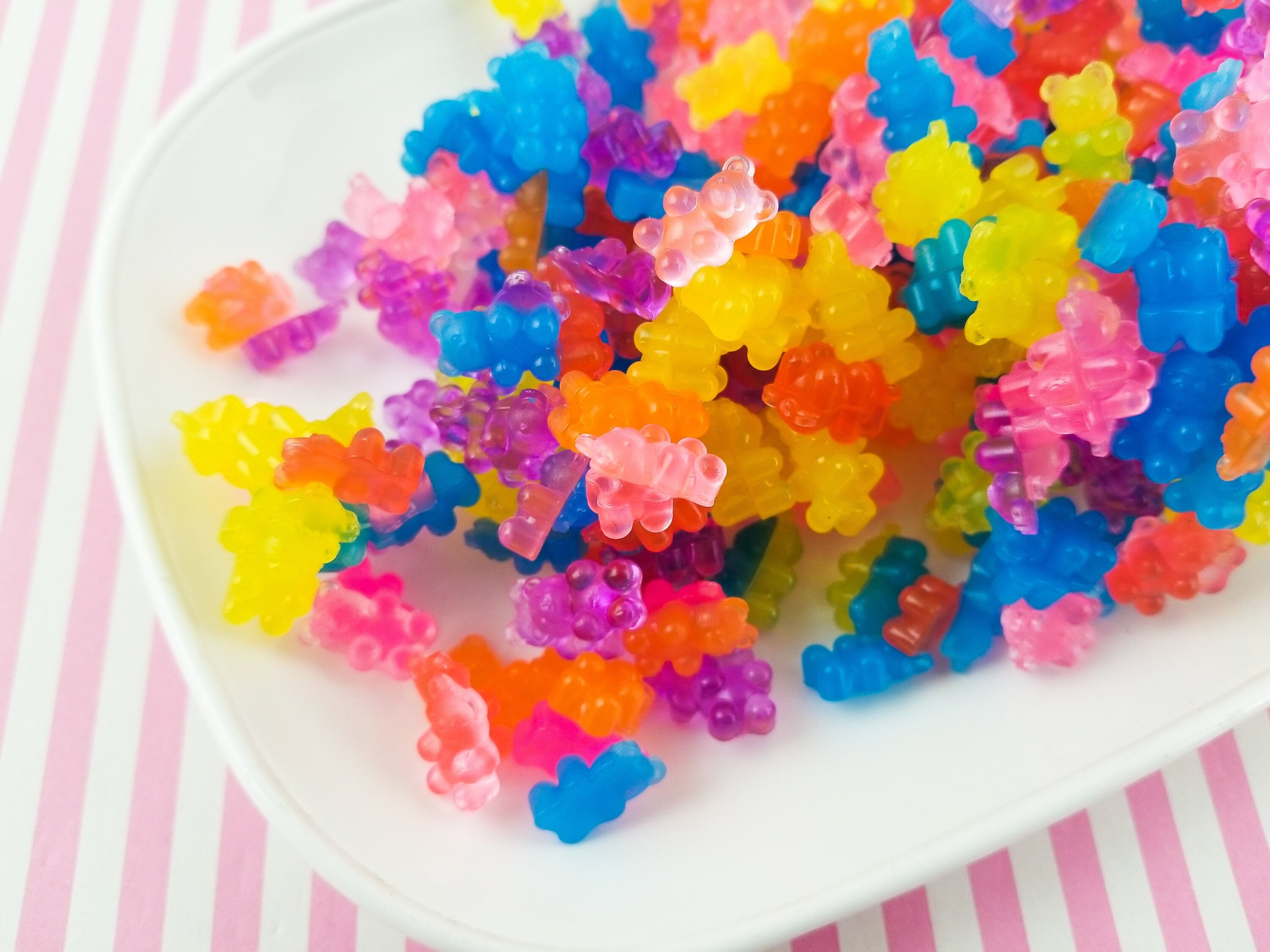 Water Bead Filled Gummy Bear Squishy Animals Cute Individually Wrapped