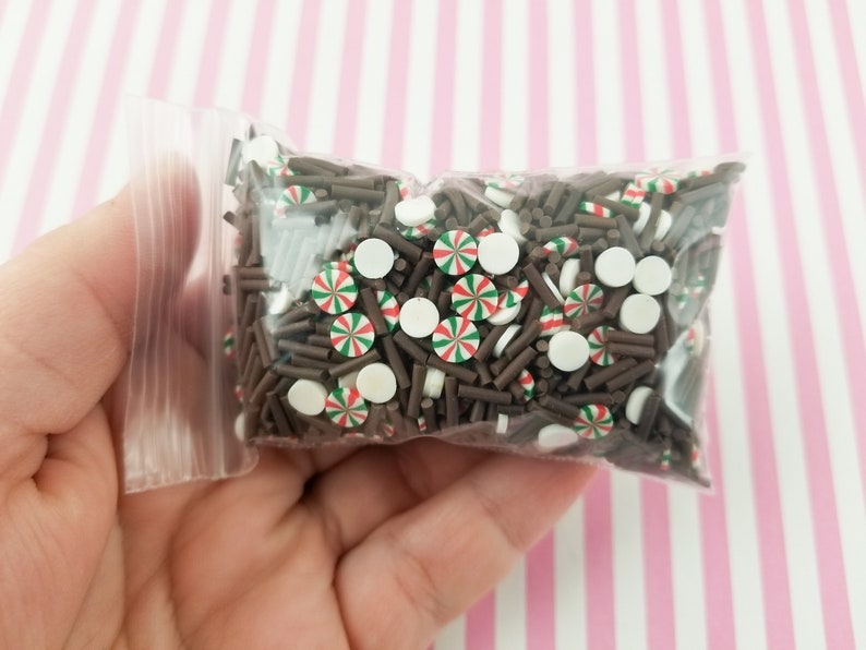 PEPPERMINT HOT CHOCOLATE Mix Peppermint Candy and Sprinkle image 3