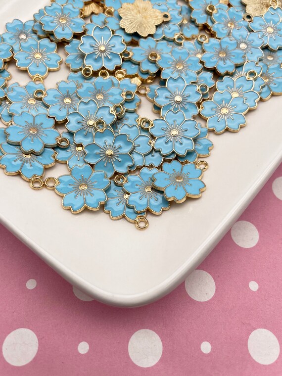 置物 sakura 11点ジュエリーSET Sakura Cherry Blossom six-flower pendant