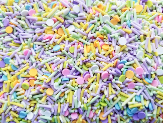 Unicorn Sprinkles Fake Sprinkles Clay Sprinkles Decoden Sprinkle Slime Sprinkles Fake Food FAKE Crunchy PB /& J Sprinkle Mix
