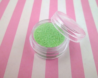 Mint Green kawaii fake Faux sugar sprinkles / 8 grams,  good for fake cookies and desserts
