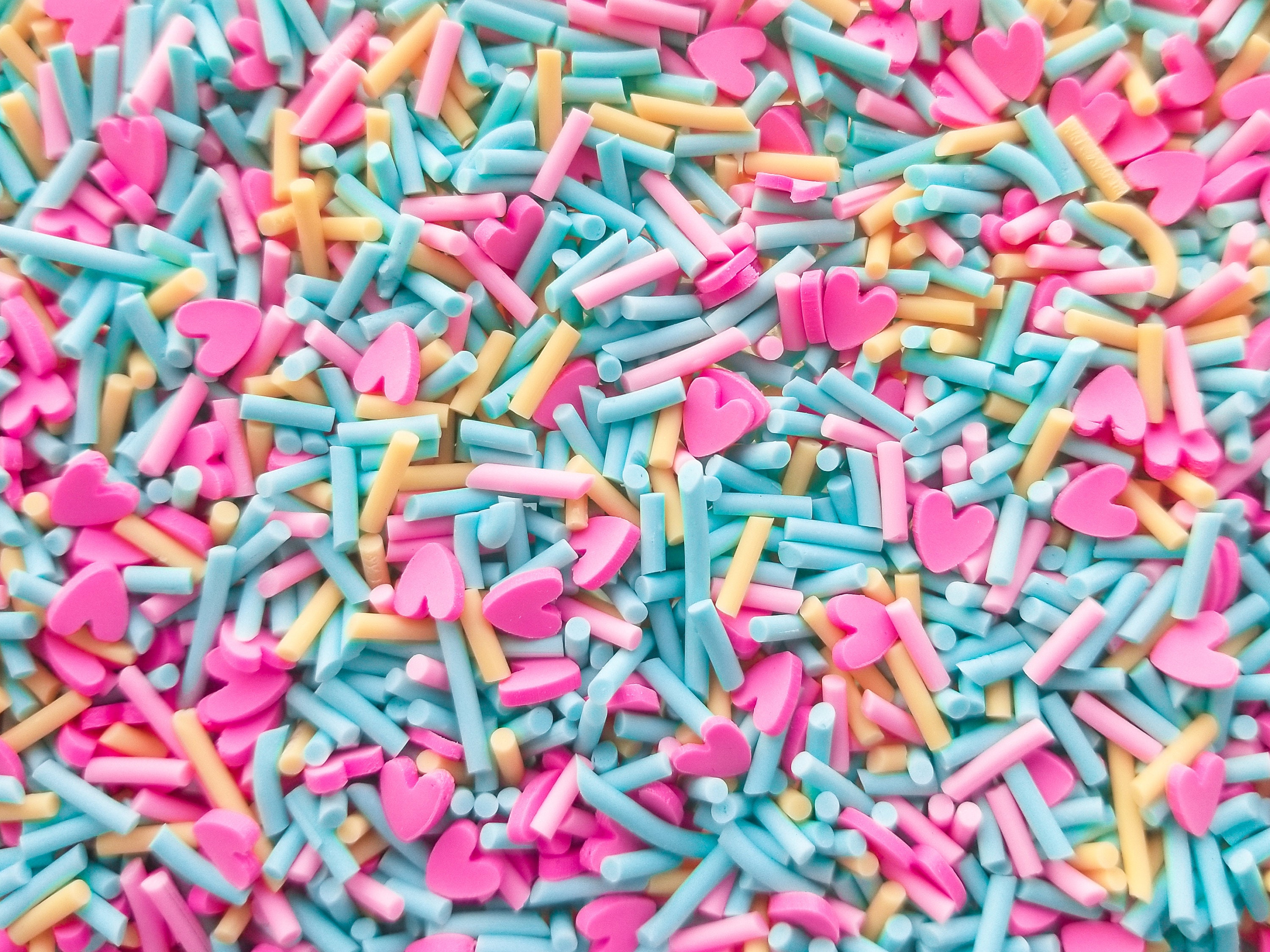 PIGGY Sprinkle Mix Pastel Sprinkles With Heart Sprinkles Etsy UK