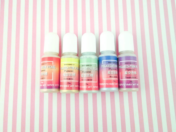 Iridescent Pearlescent Mermaid Skin Resin Pigments, Resin Colorants, Color Dyes for Resin, 10g, UV Resin, Epoxy Resin