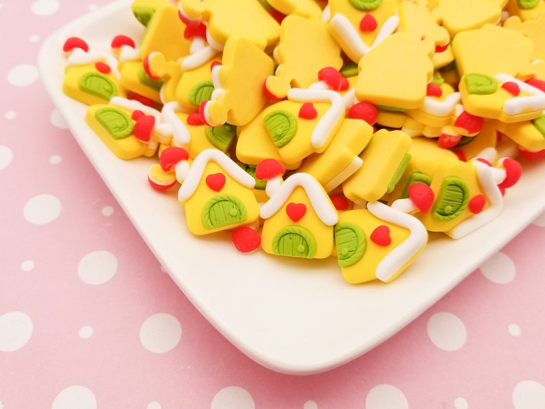 4 Cute Mushroom Elf Fairy Chrismas House Fall Harvest Matte Etsy