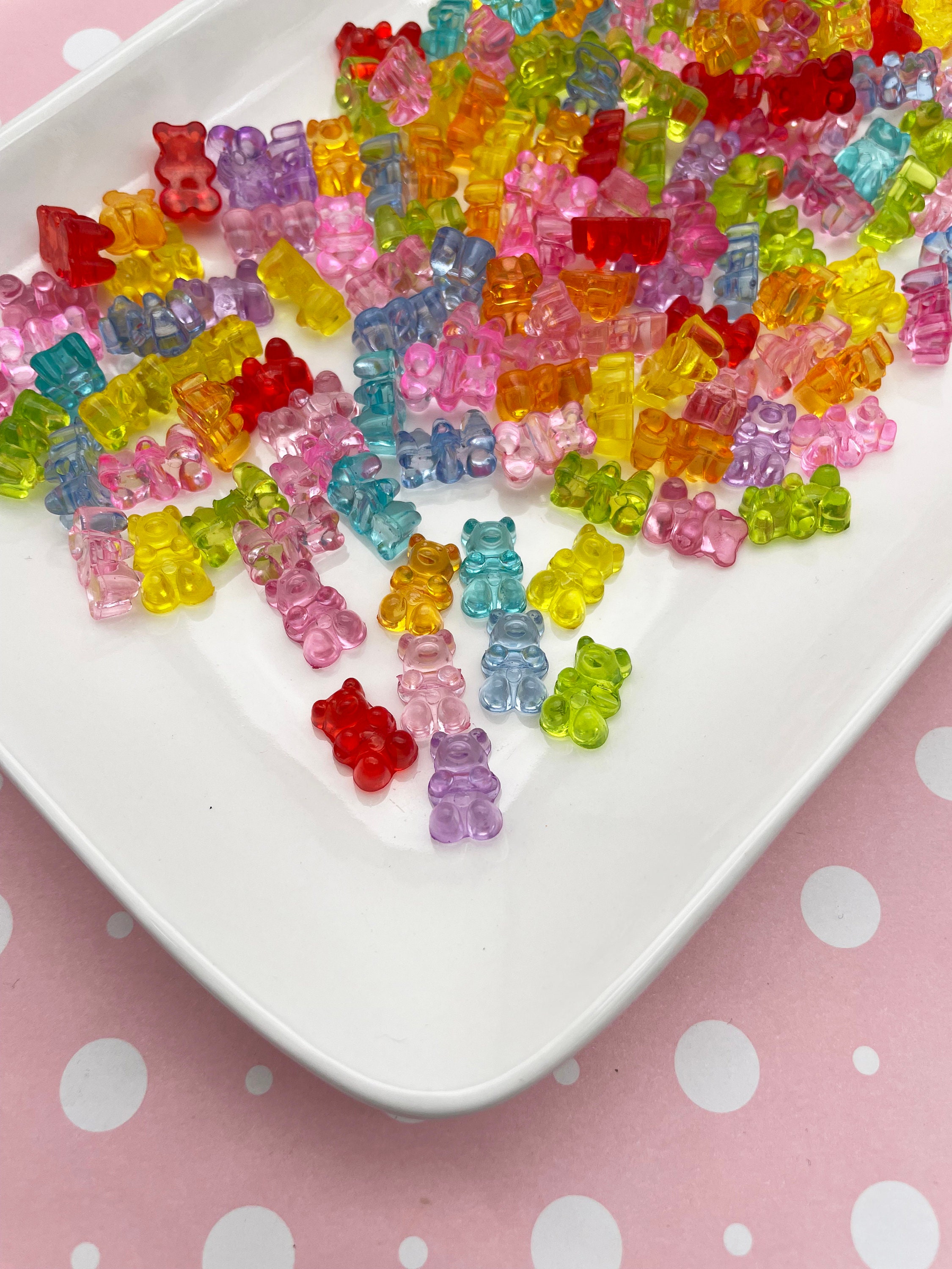 Mini Bear Gummy Candy Silicone Mold Assortment (10 Cavity) | Fake Sweet  Deco | Dollhouse Miniature Candies DIY
