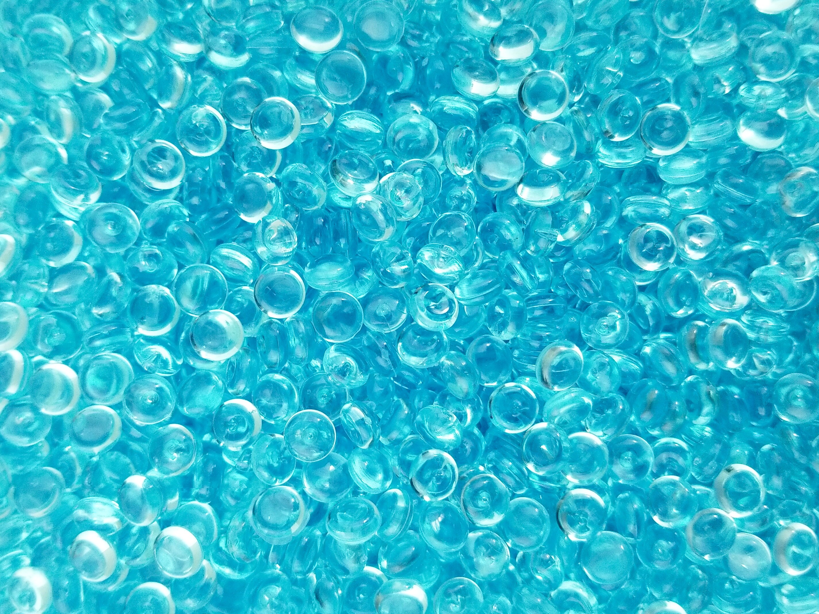 100g Blue Fishbowl Beads – Craftyrific