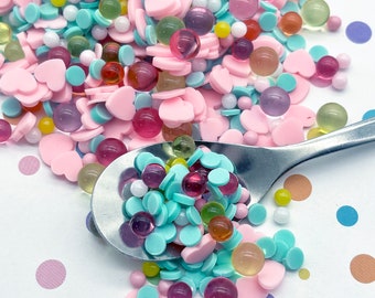 The Moon Kingdom Polymer Clay Sprinkles, Resin Caviar Pearl Fake Bake Table Scatter Confetti, Acrylic Plastic Tumbler Shaker Fill K145