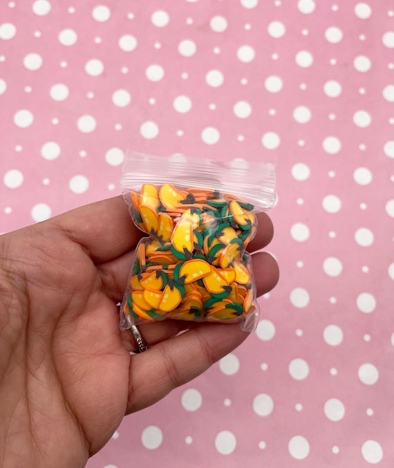 5/50 Grams Fruit Slice Polymer Clay Fake Sprinkles Diy Slime Add Ins Filler  Kawaii Decoden 3D Nail Art Fake Foods You Choose -  Singapore