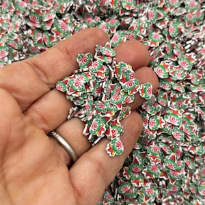 Clown Fimo Slices, Polymer Clay Sprinkles, Fake Clay Embellishments P260