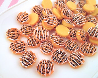 5 cabujones de rollo de canela, 104a,