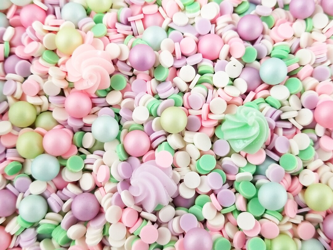 Courtesan Au Chocolat Mendl's Sprinkle Mix With 3 Cabs, Polymer Clay