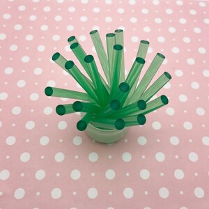 10 barras de pegamento transparentes de gelatina verde, pegamento de la serie Frutas para salsas decorativas con efecto goteo, decoración de teléfonos móviles, etc. (tamaño mini) imagen 5