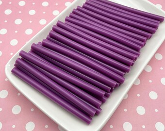10 Violet Purple glue sticks for drippy deco sauce, cell phone deco etc, (mini size)