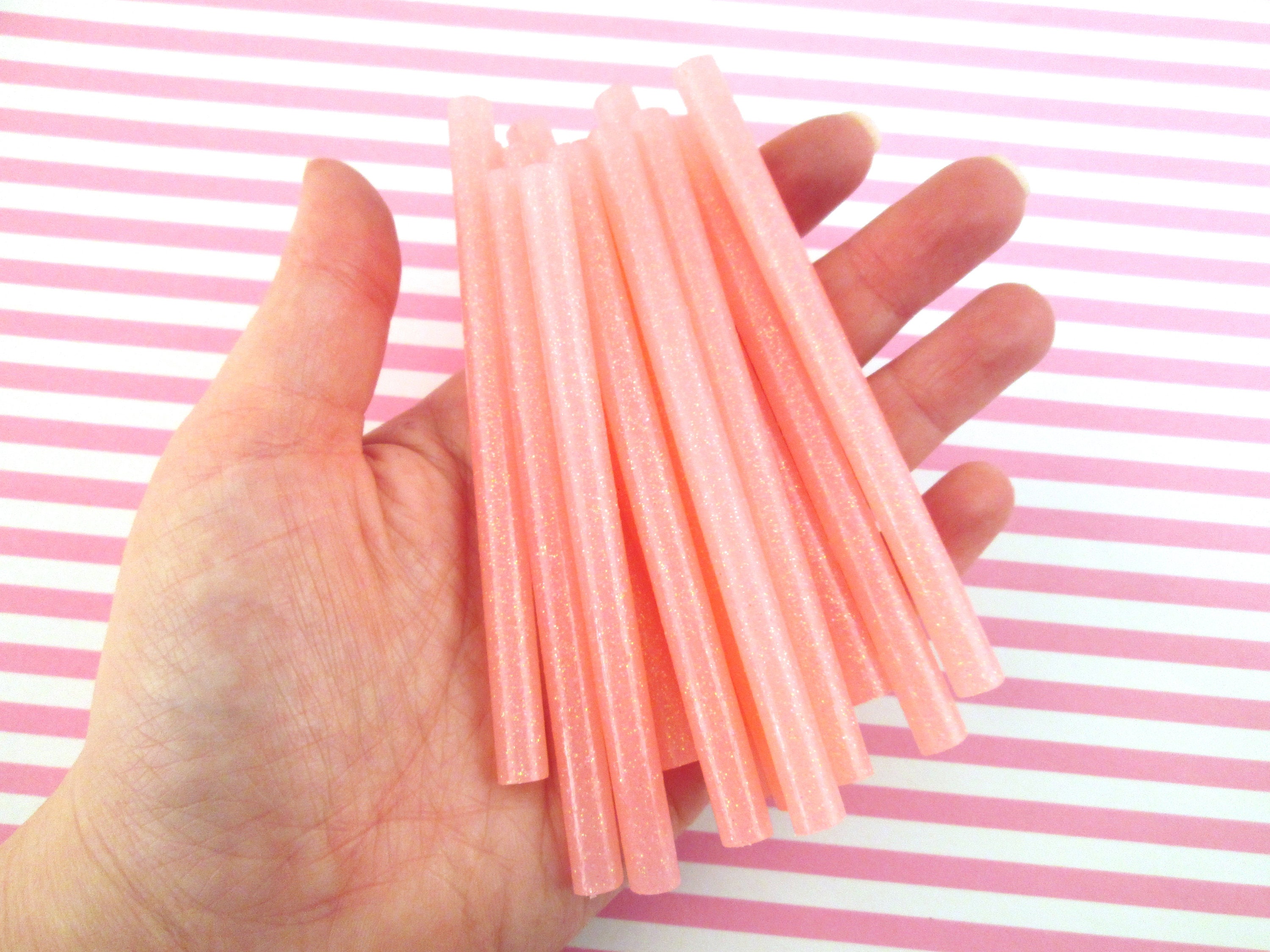 10 Pc Pastel Hot Glue Sticks for Kawaii and Decoden mini Size 