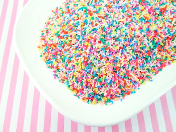Rainbow Polymer Clay Sprinkles, Polymer Clay Confetti, Fake Sprinkles for  Slime, Slime Add-ins, Nail Art, Decoden -  Sweden