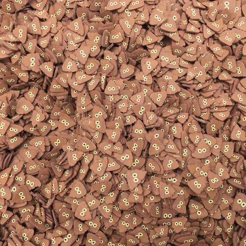 Small Polymer Clay Poop Emoji Non Edible Sprinkles Poomoji Etsy