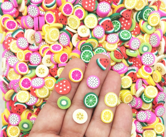 Clay Fake Sprinkles Fimos Fruit Slices 12 Fimo Types Decoden