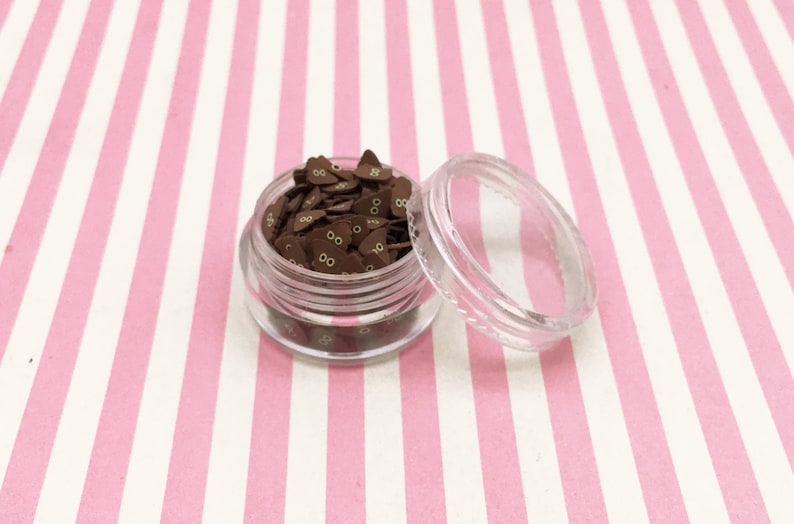 Small Polymer Clay Poop Emoji Non Edible Sprinkles Poomoji Etsy