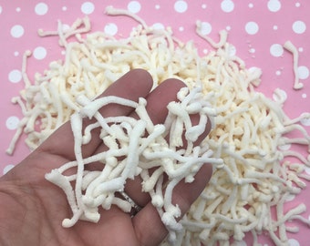25g Bag Soft Foam Ramen Noodles, Fake Spaghetti Pasta,  Enoki Mushroom For Slime Dollhouse Etc