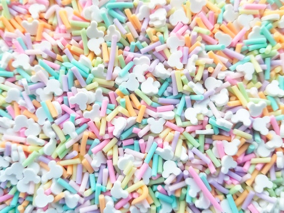 Rainbow Mix, Assorted Sprinkles With Cab, Faux Sprinkles, NON