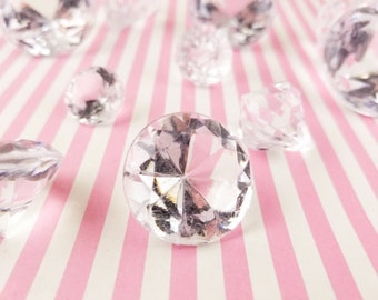 5000 x Clear Diamond Confetti Scatter Wedding Table Decor  Crystal Acrylic hot 