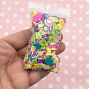 MARSHMALLOW CEREAL Multicolor Fake Cereal Sprinkles, Rainbow leprechaun Hat Horseshoe Moon Shooting Star Hearts Pot of Gold etc. V29 image 3