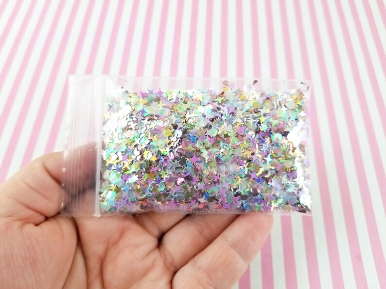 Shaker Mix Pick Your Amount Paris Twilight Iridescent Shift Assorted Shape Glitter Kawaii Glitter L406