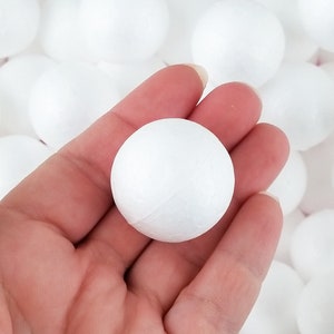 9 Cm 3.54 Inches Styrofoam Balls, 3.5 Marked Styrofoam Balls in