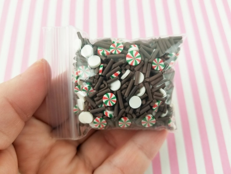 PEPPERMINT HOT CHOCOLATE Mix Peppermint Candy and Sprinkle image 4