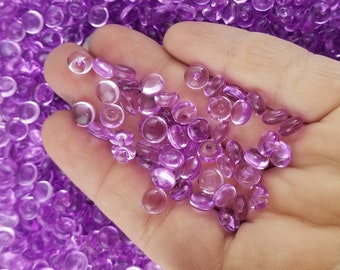 100 gram (3 1/2 ounces) Purple Fishbowl Slushie Beads for Crunchy Slime and Crafting