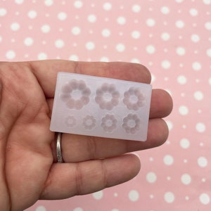 Tiny Cruller donutkoekje siliconen mal voor cabochons, snoep, klei, hars enz., uv-nagelkunst donutvorm, Q33B
